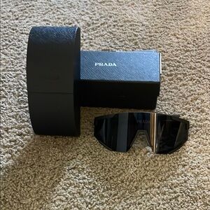 Black Sunglasses with Protective Case